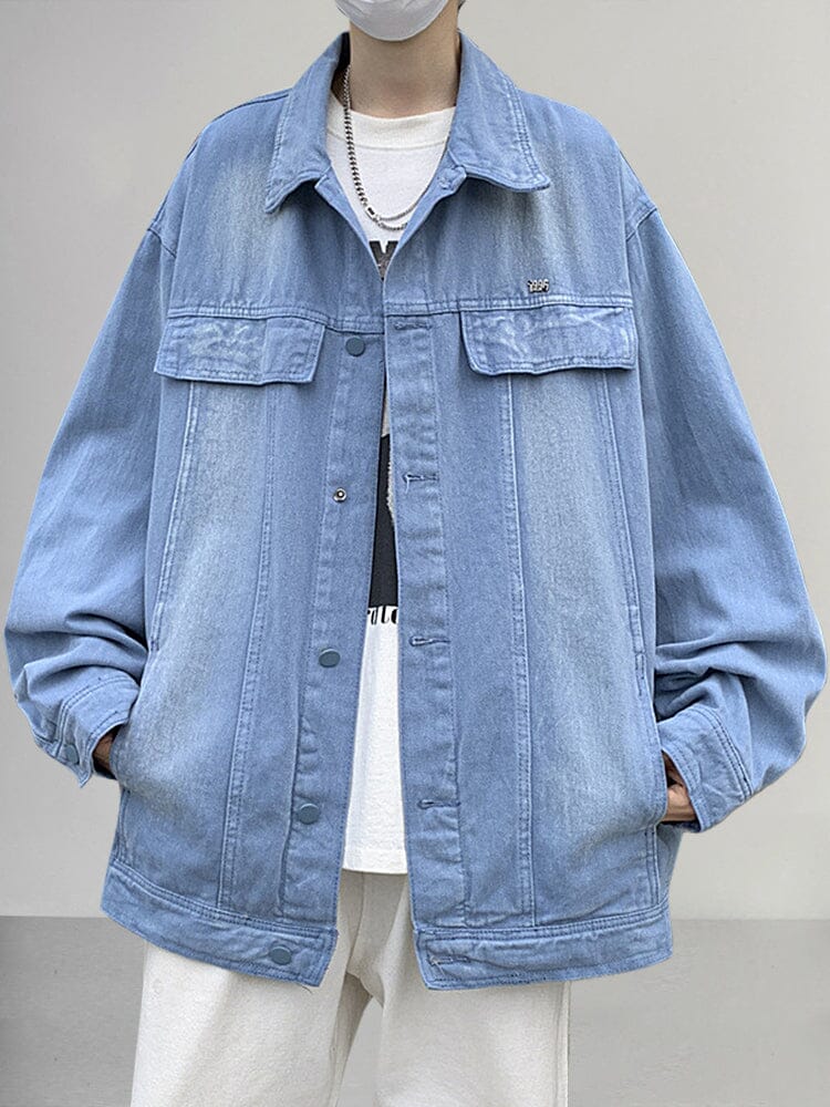 Casual Loose Denim Jacket Jackets coofandystore 