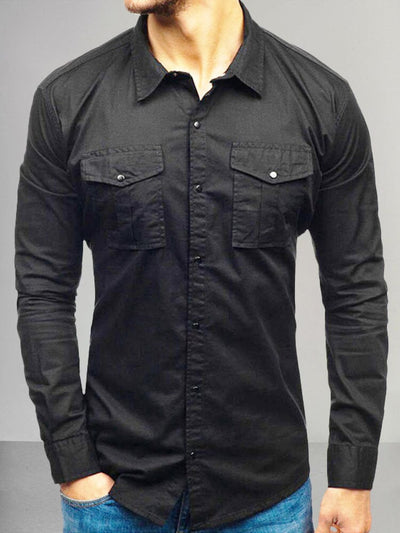 Cozy Classic Fit Shirt Shirts coofandystore Black S 