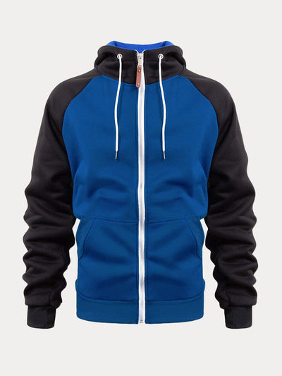 Comfy Athleisure Hooded Jacket Hoodies coofandy 