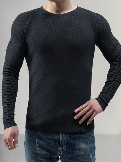 Classic Slim Fit Pullover Sweater Sweater coofandy Black M 