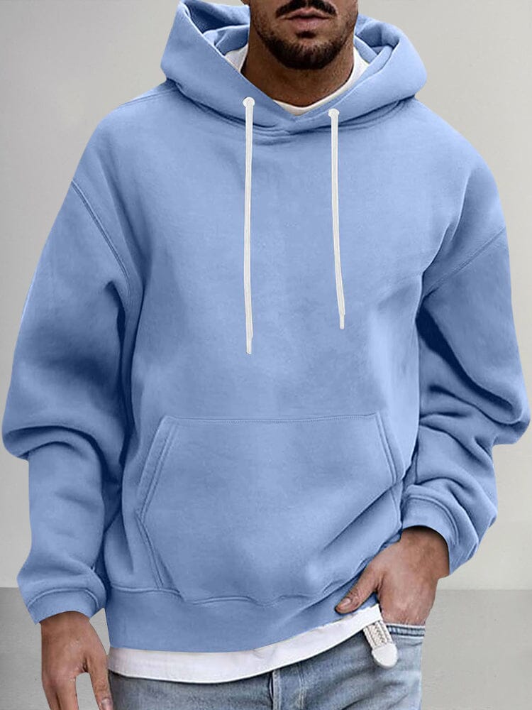 Classic Soft Pullover Hoodie Hoodies coofandy Clear Blue M 