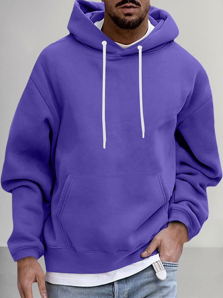 Classic Soft Pullover Hoodie Hoodies coofandy Purple M 