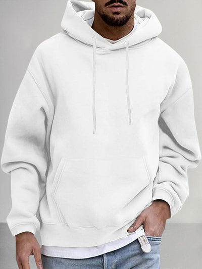 Classic Soft Pullover Hoodie Hoodies coofandy White M 