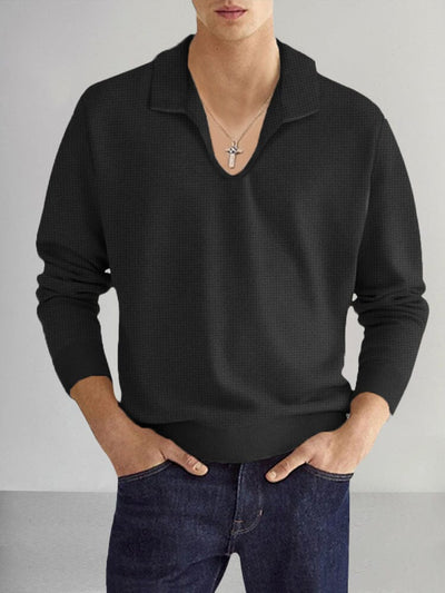 Casual Soft Textured Top Shirts coofandy Black S 