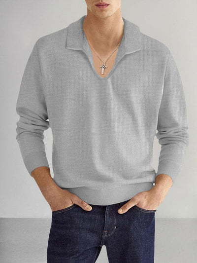 Casual Soft Textured Top Shirts coofandy Grey S 