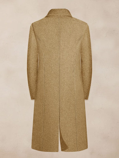 Classic Single Breasted Tweed Coat Coat coofandy 