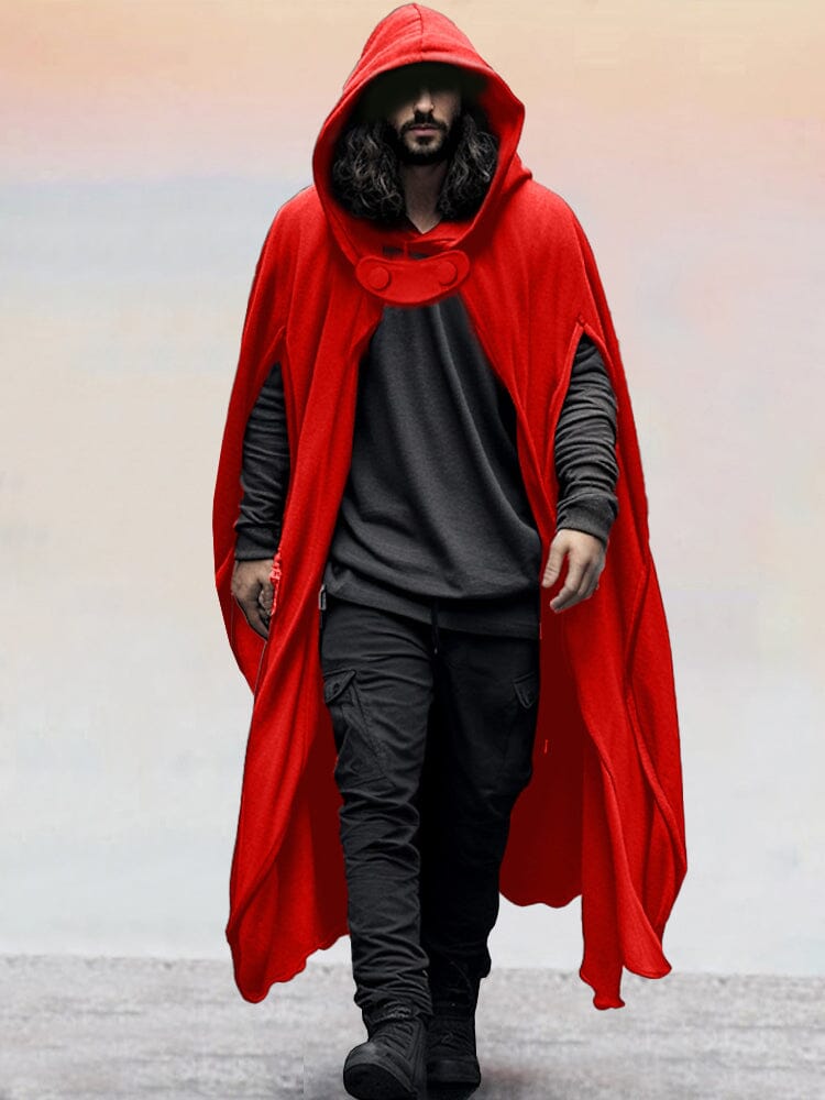 Stylish Hooded Cloak Cardigan - Trendy Outerwear – COOFANDY