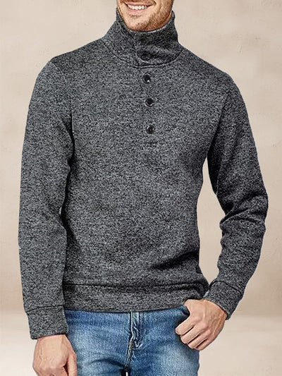 Comfy Turtleneck Pullover Sweatshirt Hoodies coofandy Dark Grey S 