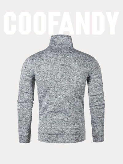 Comfy Turtleneck Pullover Sweatshirt Hoodies coofandy 