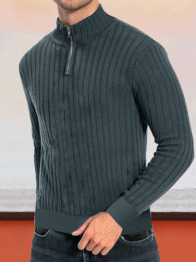 Casual Versatile Pullover Knit Top Sweater coofandy Dark Grey S 