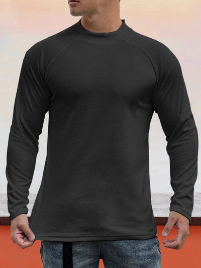 Leisure Thermal Basic T-Shirt T-Shirt coofandystore Black M 