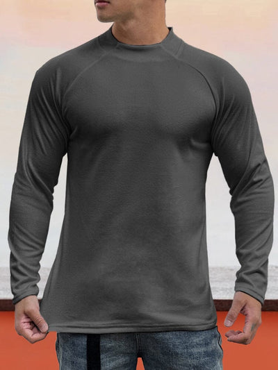 Leisure Thermal Basic T-Shirt T-Shirt coofandystore Dark Grey M 