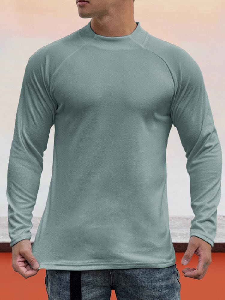 Leisure Thermal Basic T-Shirt T-Shirt coofandystore Green M 