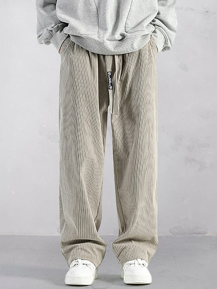 Stylish Straight-Leg Corduroy Pants – COOFANDY