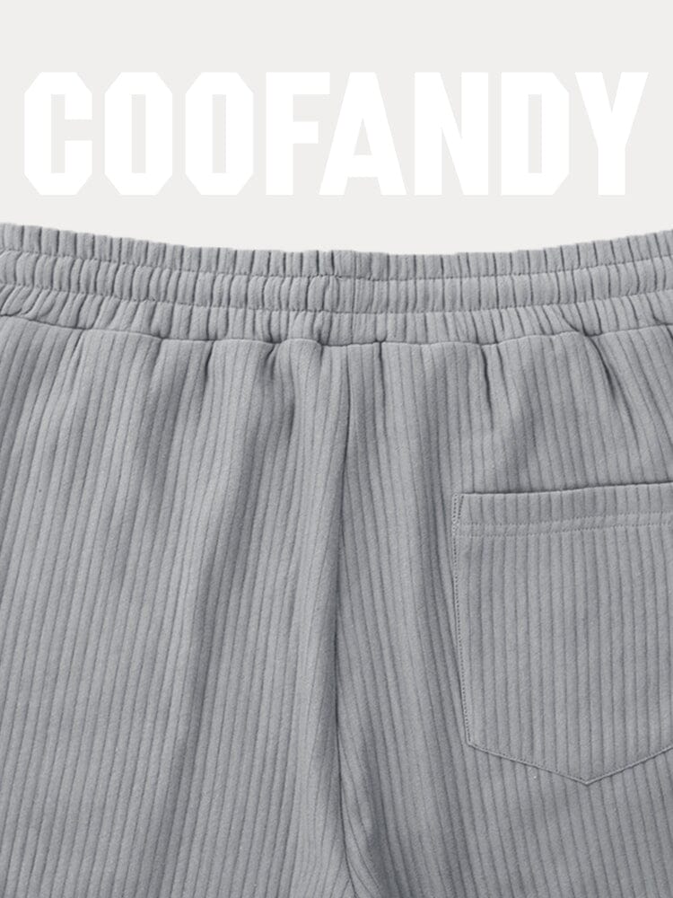 Casual Stretchy Pit-striped Pants Pants coofandystore 