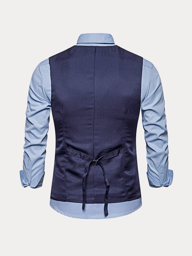Stylish Fake Two-Piece Suit Vest Vest coofandy 