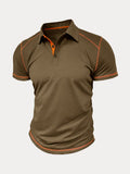 Classic Soft Color Block Polo Shirt Shirts & Polos coofandystore 