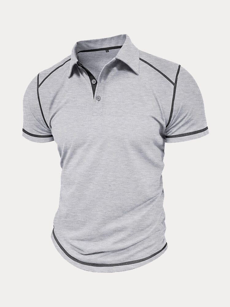 Classic Soft Color Block Polo Shirt Shirts & Polos coofandystore 