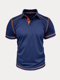 Classic Soft Color Block Polo Shirt Shirts & Polos coofandystore 