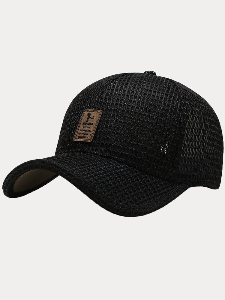 Classic Breathable Adjustable Casual Baseball Cap Hat coofandystore Black One Size(55-58) 