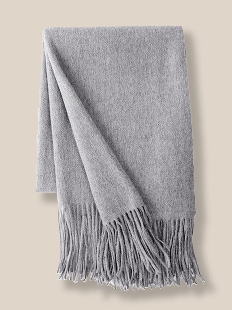 Comfy Tassel Faux Pashmina Scarf Scarf coofandy 