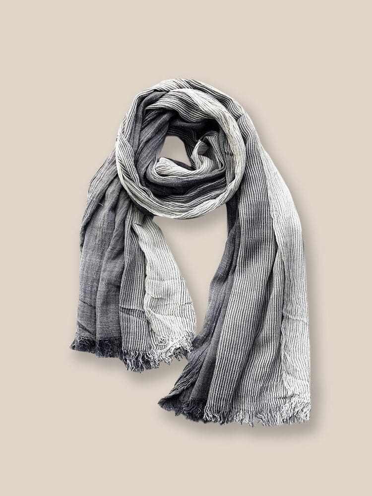 Soft 100% Cotton Tassel Scarf Scarf coofandy Dark Grey F 