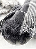 Soft 100% Cotton Tassel Scarf Scarf coofandy 