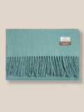 Soft Solid Tassel Scarf Scarf coofandy Light Green F 
