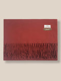 Soft Solid Tassel Scarf Scarf coofandy Carmine F 