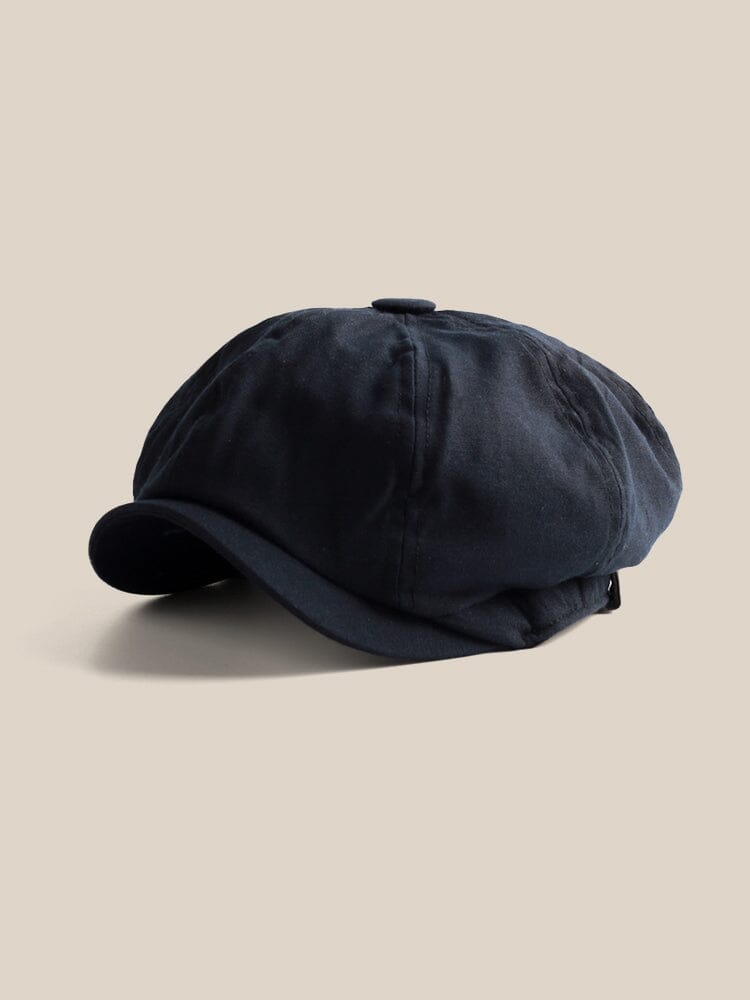 Vintage 100% Cotton Beret Hat Accessories coofandystore Black One Size (58-60) 