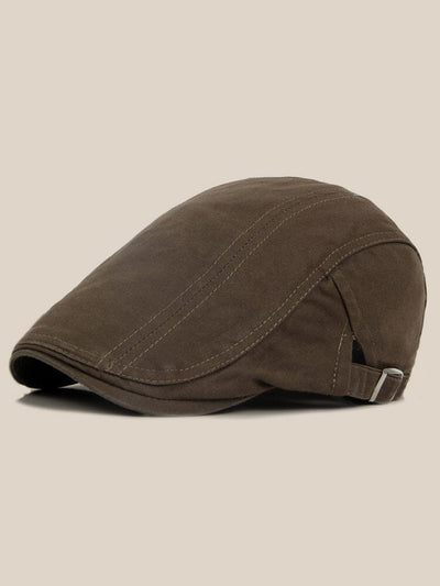 Vintage Adjustable 100% Cotton Beret Hat Accessories coofandystore Khaki One Size 