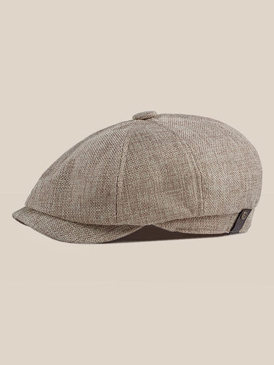 Vintage Adjustable Beret Hat Accessories coofandystore Khaki One Size 