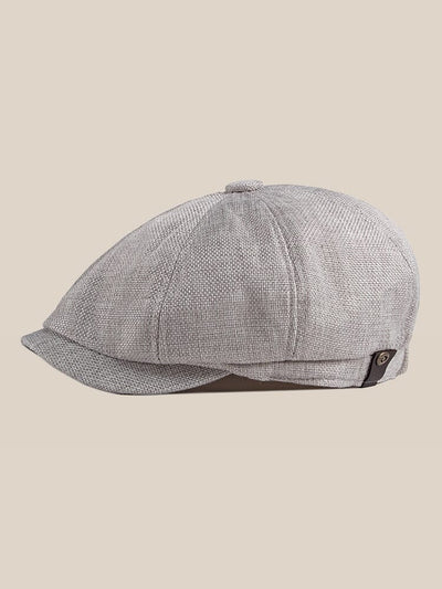 Vintage Adjustable Beret Hat Accessories coofandystore Light Grey One Size 