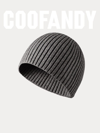 Classic Solid Knit Beanie Accessories coofandystore Light Grey 