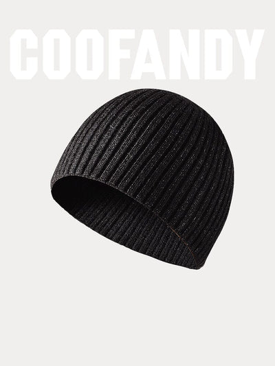 Classic Solid Knit Beanie Accessories coofandystore Dark Grey 