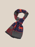 Reindeer Pattern 100% Cotton Scarf Scarf coofandy 