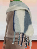 Thick Warm Tassel Scarf Scarf coofandy 