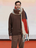 Thick Warm Tassel Scarf Scarf coofandy PAT3 F 