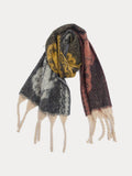 Soft Warm Tassel Shawl Scarf Scarf coofandy Dark Grey F 
