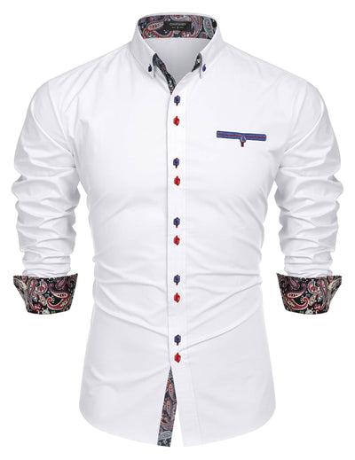 coofandy men's dress shirts Amazon.com: COOFANDY Mens Long Sleeve Button Down Shirts Business Casual Wrinkle Free Dress Shirt Slim Fit Button Up Shirts Light Blue Small : Clothing, Shoes & Jewelry