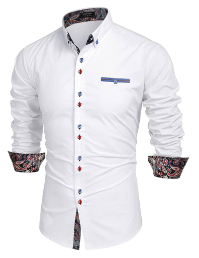 Coofandy Dress Button Down Shirts (US Only) Shirts coofandy 