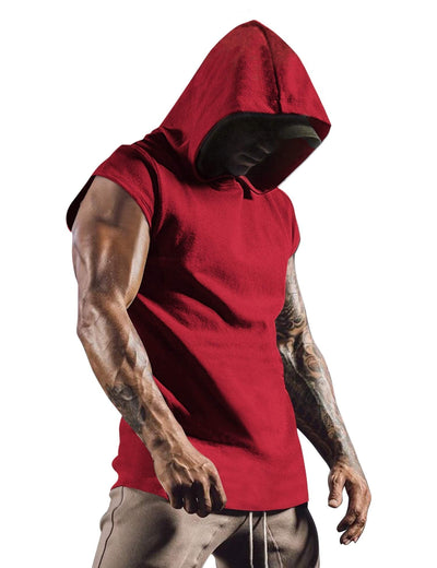 Coofandy Gym Muscle Hooded Tank Top (US Only) Tank Tops coofandy 