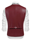 Coofandy Leather Vest (US Only) Vest coofandy 