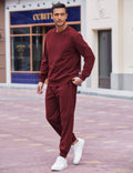 2 Piece Long Sleeve Pullover Sports Sets (US Only) Sports Set Coofandy&