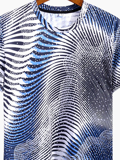 Coofandy Textured Pattern T-Shirt coofandy 