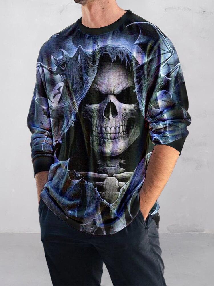 Creative Skull Printed T-Shirt T-Shirt coofandystore PAT3 S 