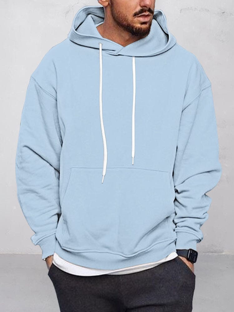 Classic Casual Pullover Hoodie Hoodies coofandystore Light Blue S 