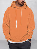 Classic Casual Pullover Hoodie Hoodies coofandystore Orange S 