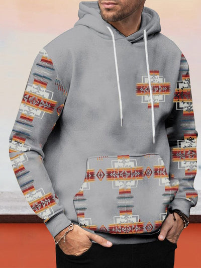 Cozy Unique Graphic Hoodie Hoodies coofandy Grey S 