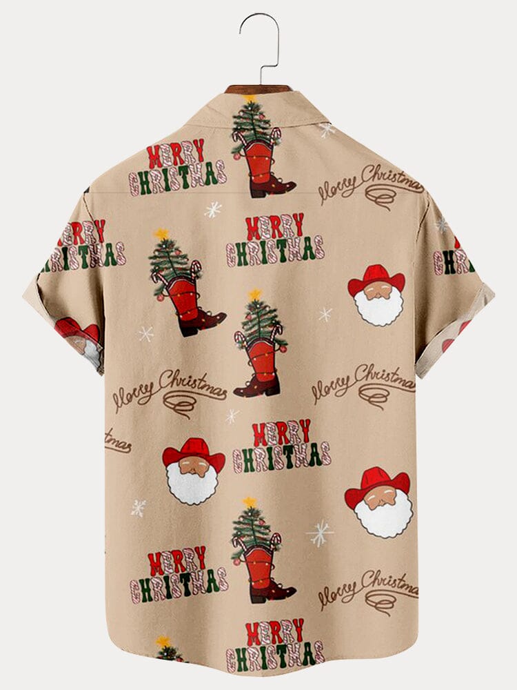 Creative Christmas Printed Shirt Shirts coofandy 